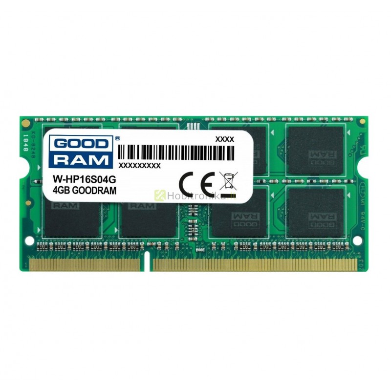 Goodram W-HP16S04G DDR3 SO-DIMM 4 GB 1600 MHz SALE