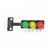 Indikacinis trijų spalvų 10mm LED modulis