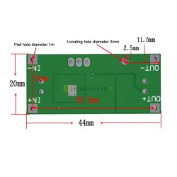 Įtampą iki 100V į 1.25V-48V žeminantis keitiklis