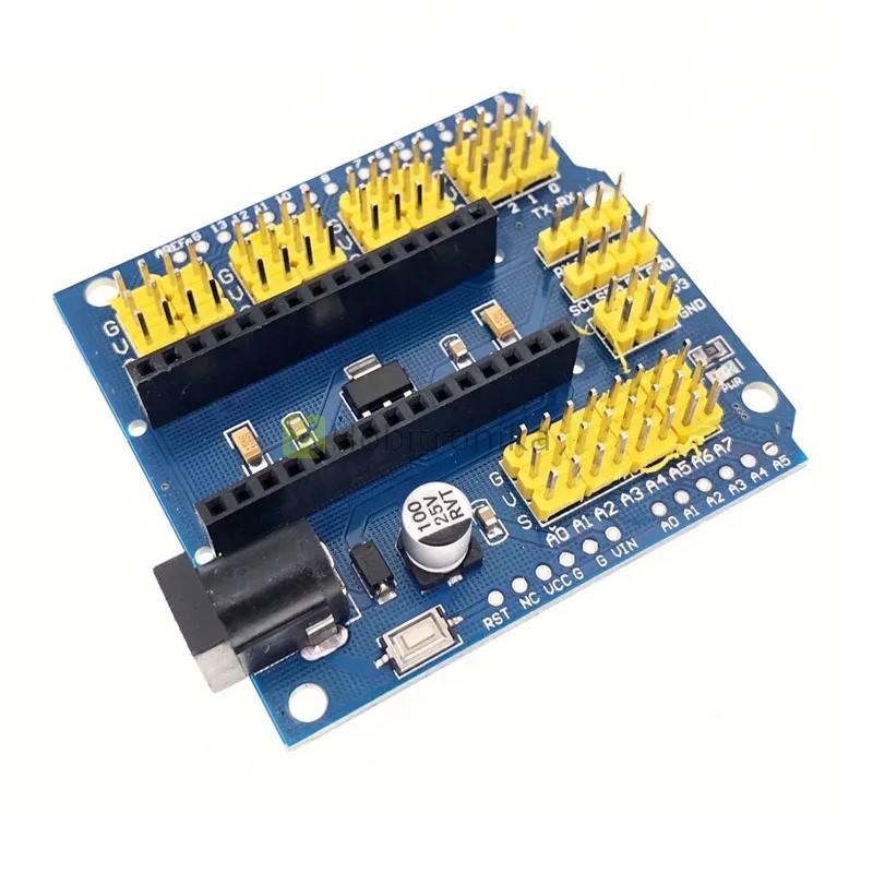 Arduino Nano praplėtimo servo šarvas