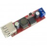 Dvigubas 6-40V USB DC-DC įtampą žeminantis keitiklis
