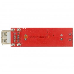 Dvigubas 6-40V USB DC-DC įtampą žeminantis keitiklis