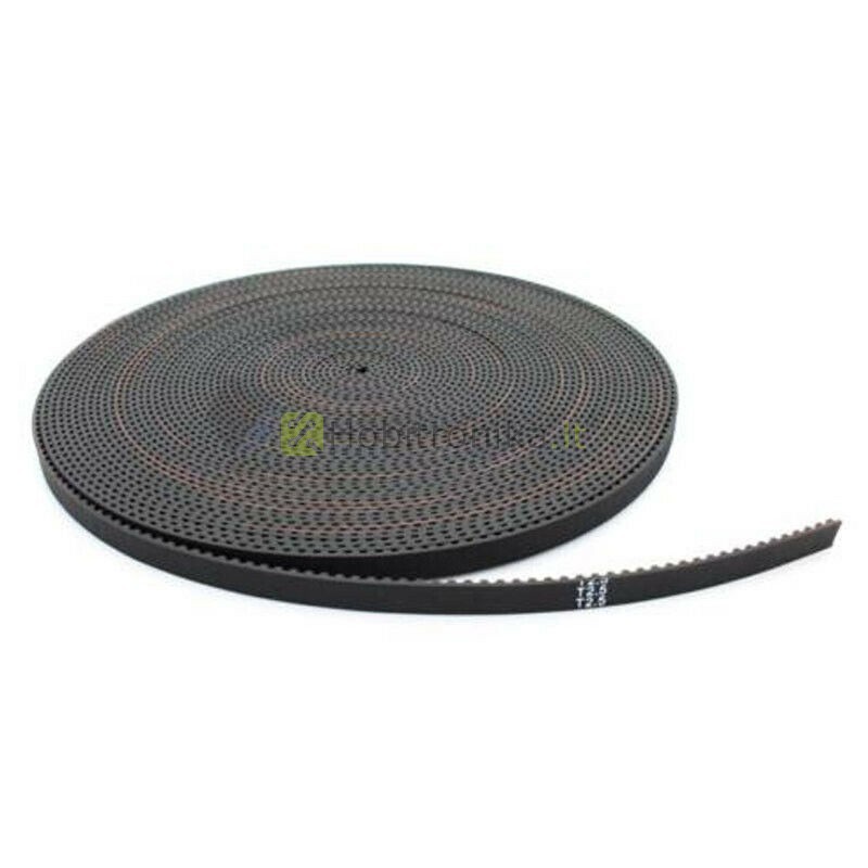 1m GT2 dirželis 6mm pločio (sustiprintas)