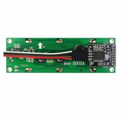 Geltonai-žalias 20x2 LCD ekrano modulis SPLC780C su I2C sąsaja