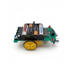DIY kliūčių vengiantis robotas-konstruktorius