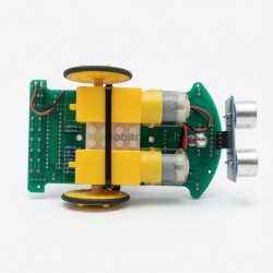 DIY kliūčių vengiantis robotas-konstruktorius