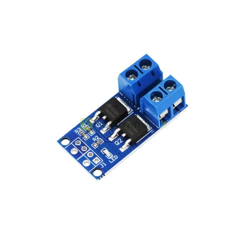 Vieno kanalo dviguba MOSFET plokštė
